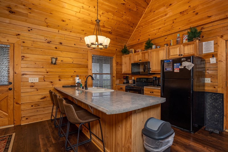 Breakfast Nook at Eagles Nest, a 2 bedroom cabin rental located in Sevierville