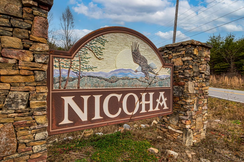 Nicoha Resort Sign