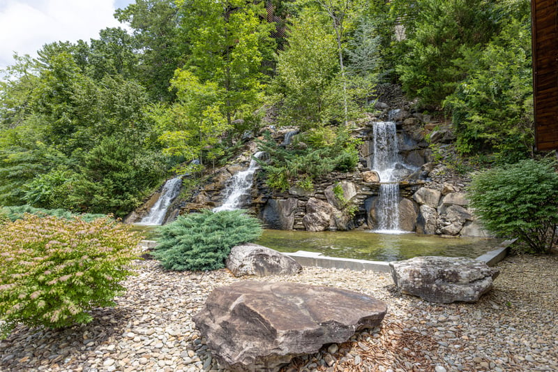 Bear Creek Crossing Resort Waterfall