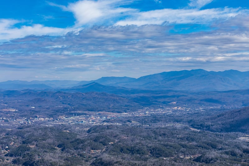 Views from Best View Ever A 5 bedroom cabin rental in Pigeon Forge