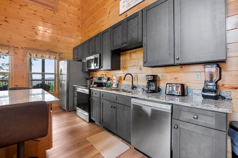 Kitchen With Stainless Appliances at Heavenly Haven