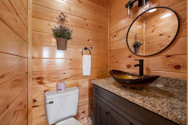 Bathroom Sink at Heavenly Haven