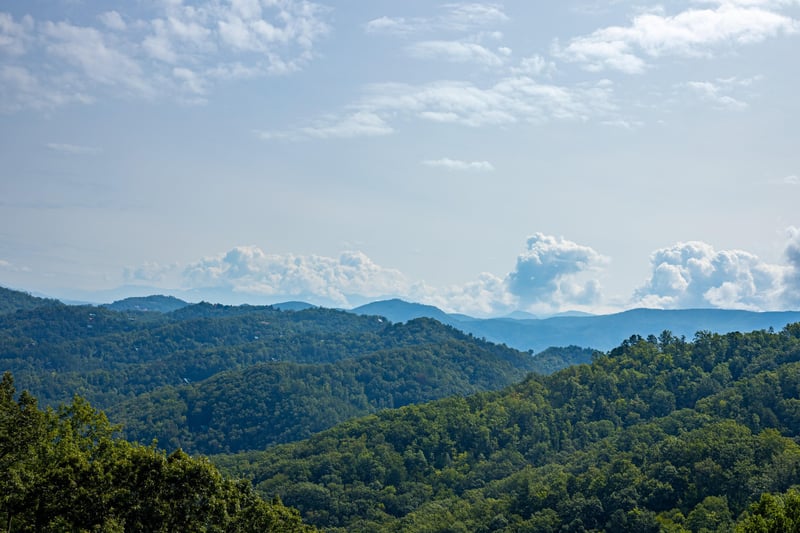 Mountain view at Black Bears  Biscuits Lodge, a 6 bedroom cabin rental located in Pigeon Forge