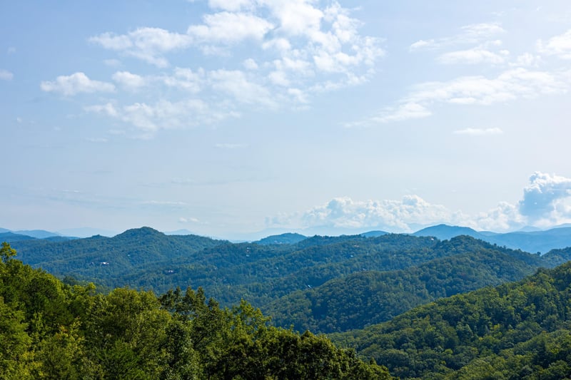 Mountain view at Black Bears  Biscuits Lodge, a 6 bedroom cabin rental located in Pigeon Forge